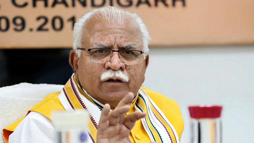 Haryana CM Manohar Lal Khattar (file photo).