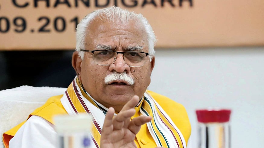 Haryana CM Manohar Lal Khattar (file photo).