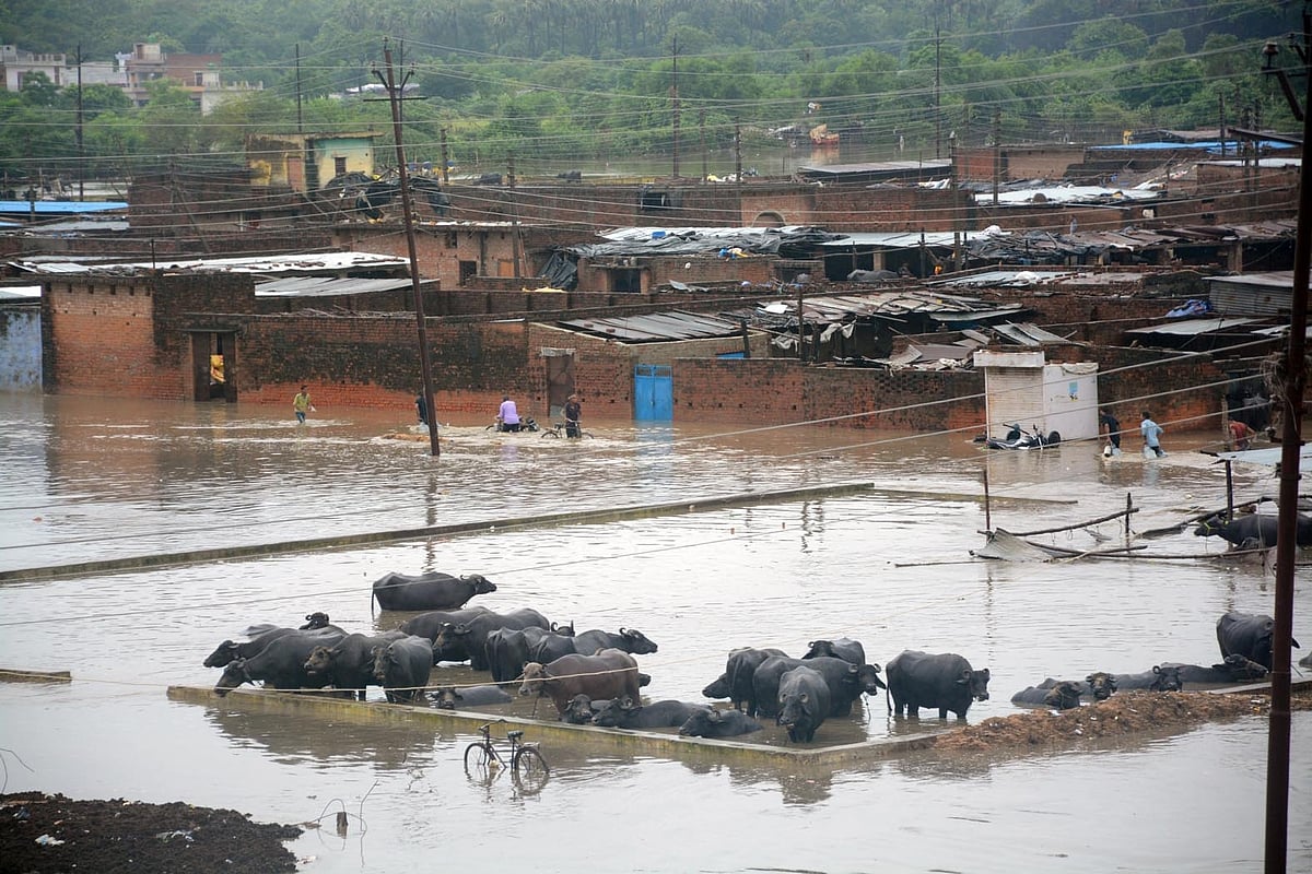 Drain water floods housing societies in Ghaziabad