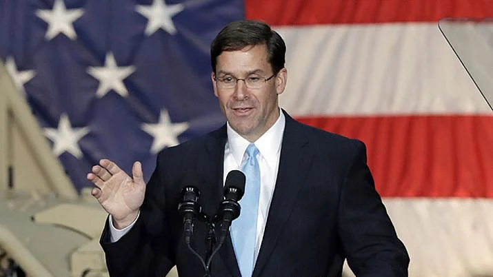 US Defence Secretary Mark T. Esper.