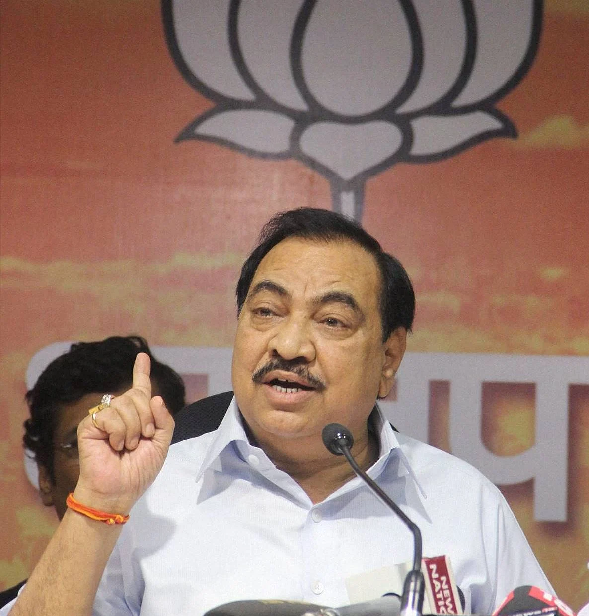 BJP leader Eknath Khadse (file photo).
