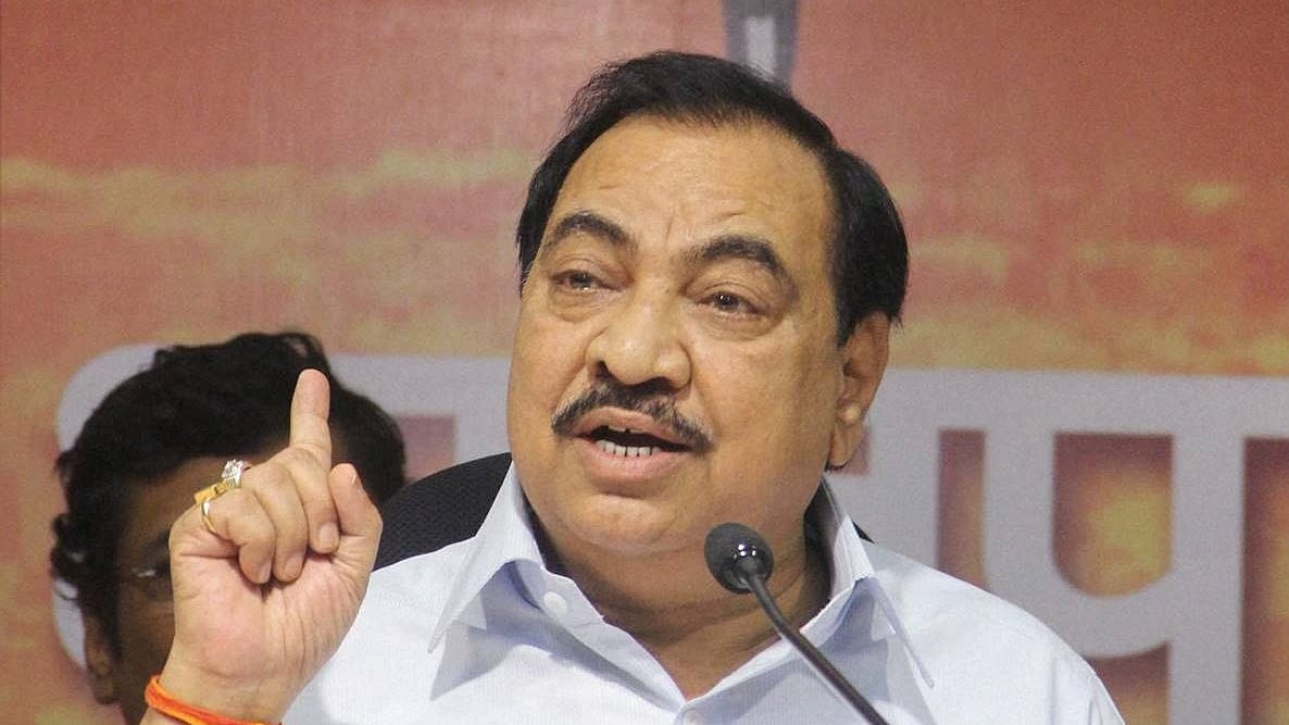 BJP leader Eknath Khadse (file photo).