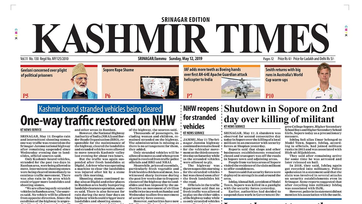 Kashmir Times editor moves SC over information blackout in Valley