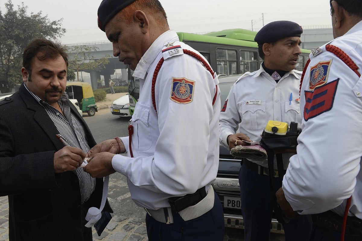 Around 5,000 challans per day in first week of new Motor Vehicles Act