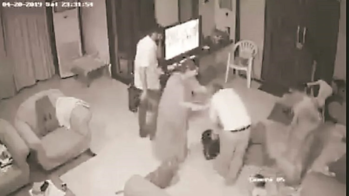 WATCH : Retired High Court judge caught on camera harassing daughter in law