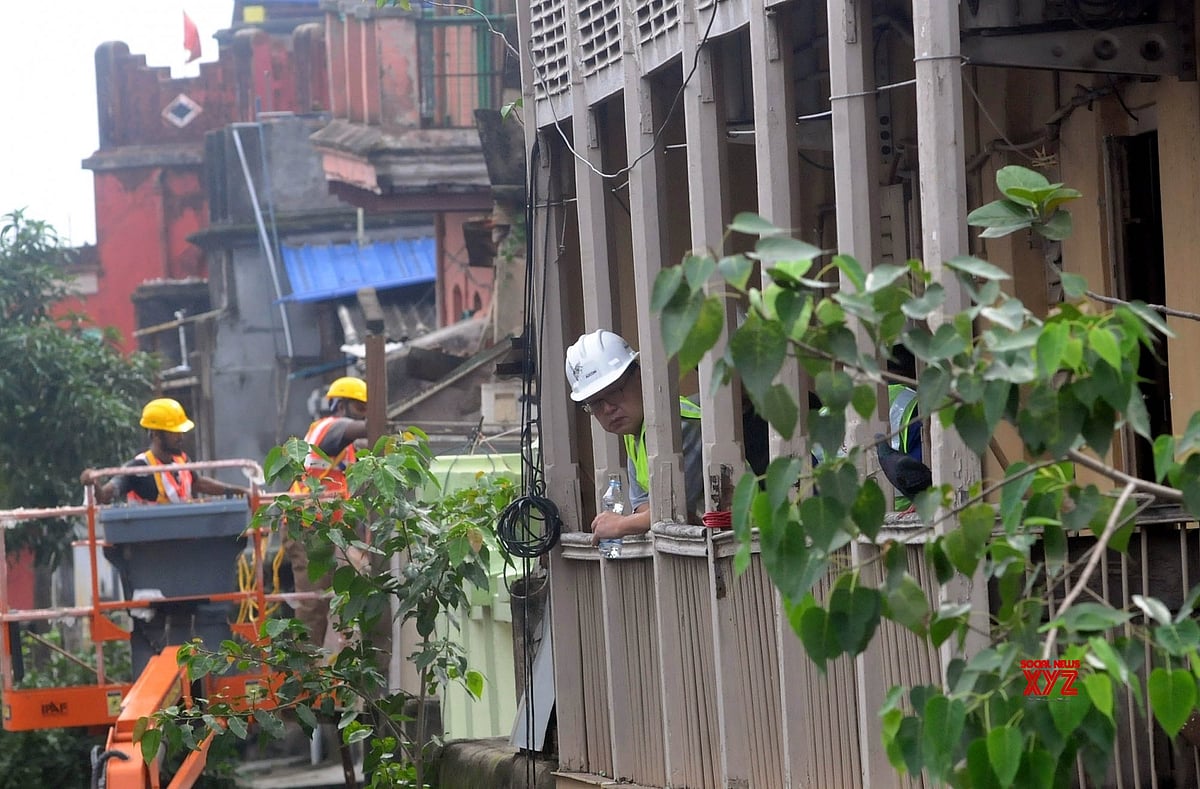 Metro work mishap in Kolkata: 27 buildings identified for demolition in city’s Bowbazar area