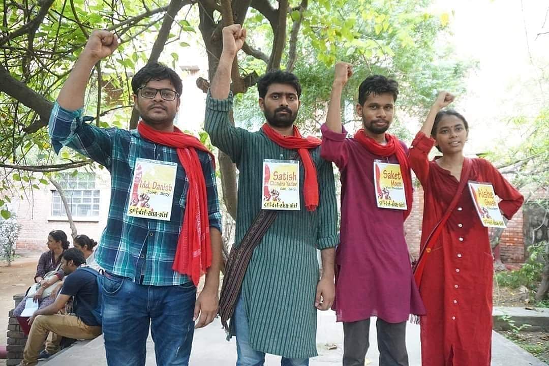 Left parties sweep JNU students union polls