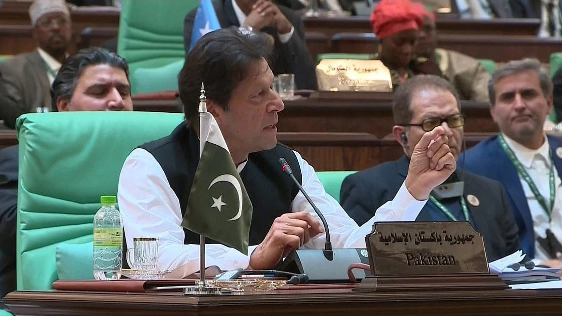 Pakistan PM Imran Khan is scheduled to address UNGA on Sep 27 (Photo courtesy: Social media).&nbsp;