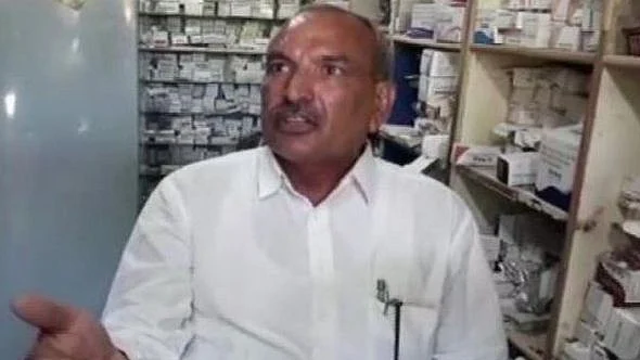 Ramhar Lohan who remained stuck inside MRI machine in Panchkula (Photo courtesy: Twitter)