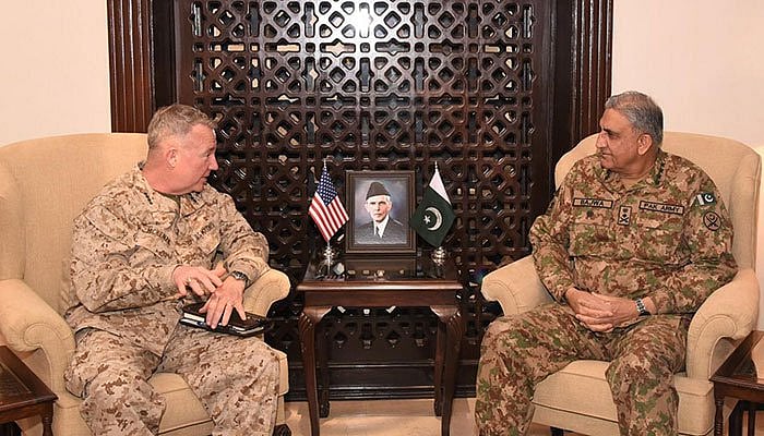 Top US, Pak military officials discuss Afghan, Kashmir