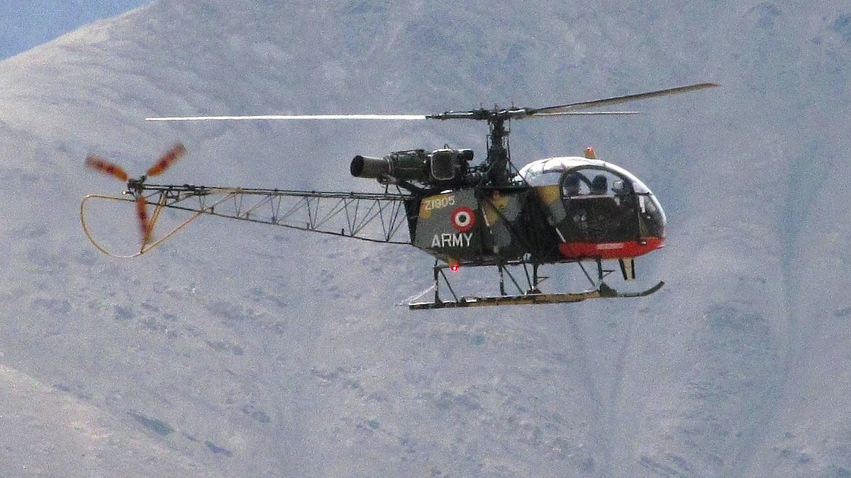  Indian Army Cheetah helicopter crashes in Bhutan, both pilots killed