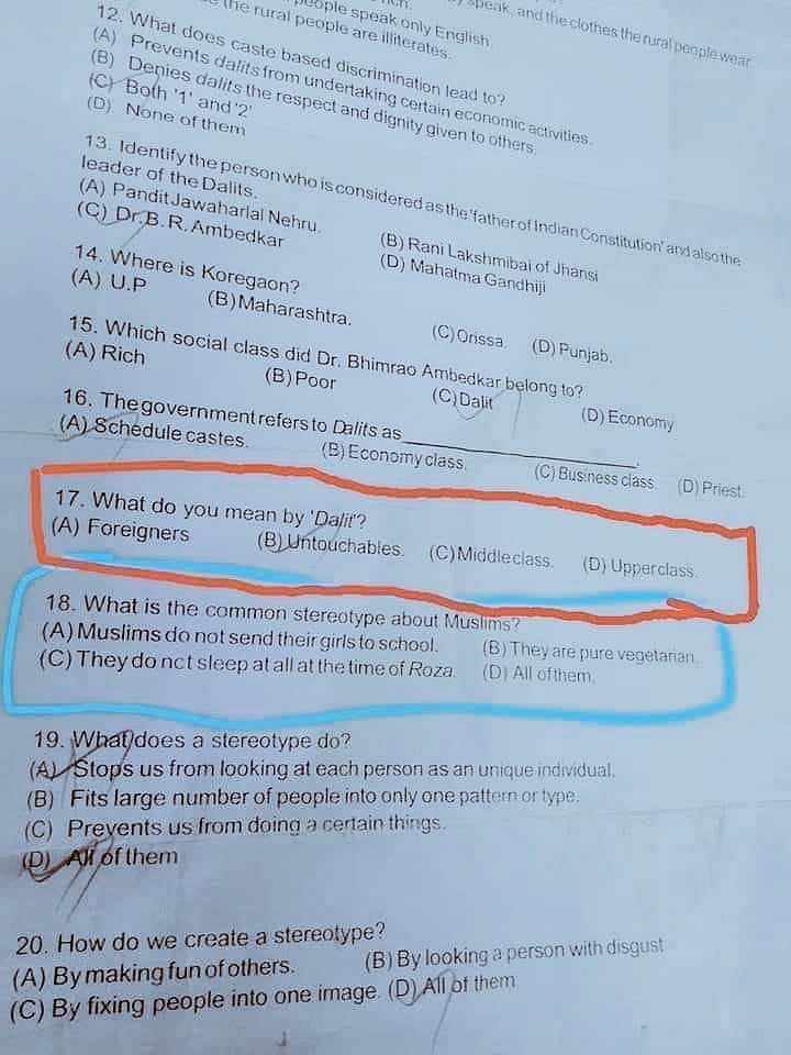Kendriya Vidyalaya refuses association with the question paper that sparked a row      