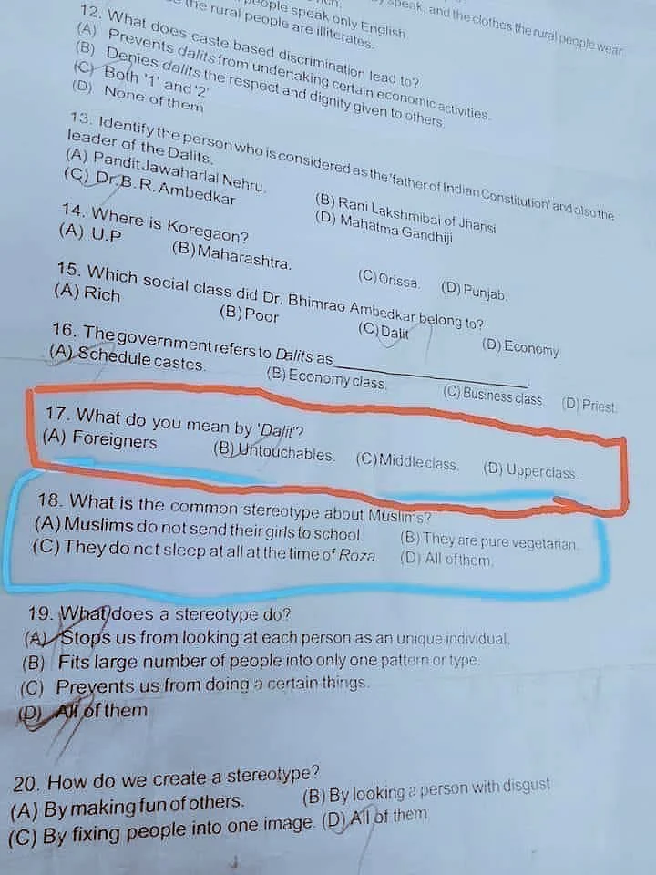 Kendriya Vidyalaya refuses association with the question paper that sparked a row      