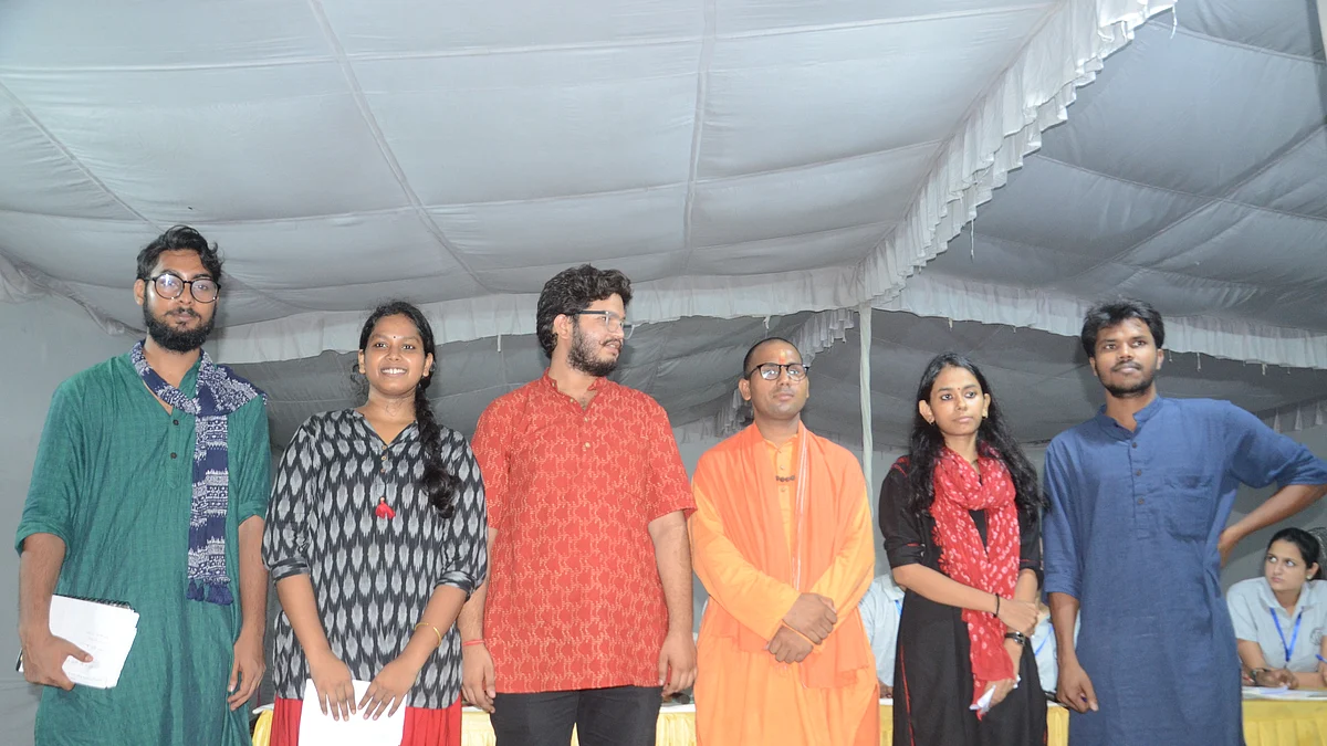 The presidential candidate for JNUSU election 2019 (Photo Courtesy: Shaurya Yadav)