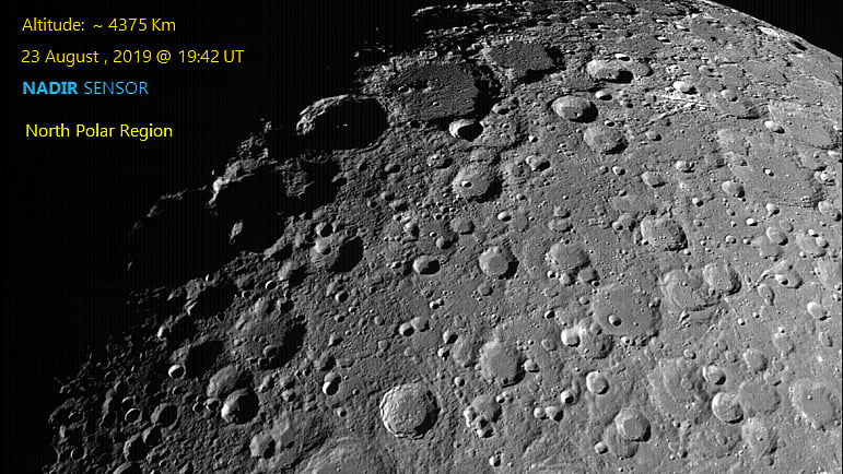 Images of Lunar Surface captured by Terrain Mapping Camera -2 (TMC-2) of Chandrayaan-2 (Image courtesy: ISRO)