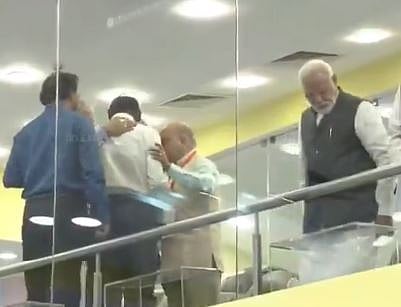 Was hugging ISRO chief an afterthought of Modi?