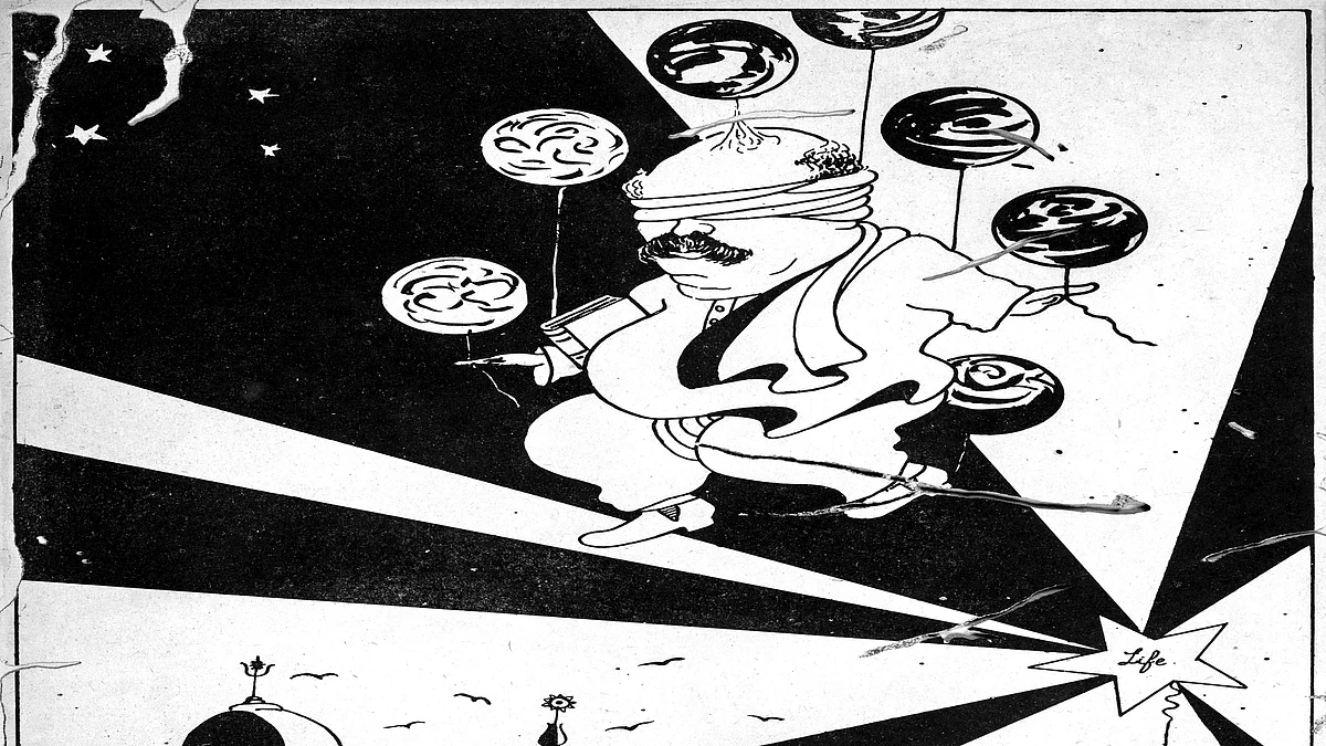 Cartoon by Gaganendranath Tagore