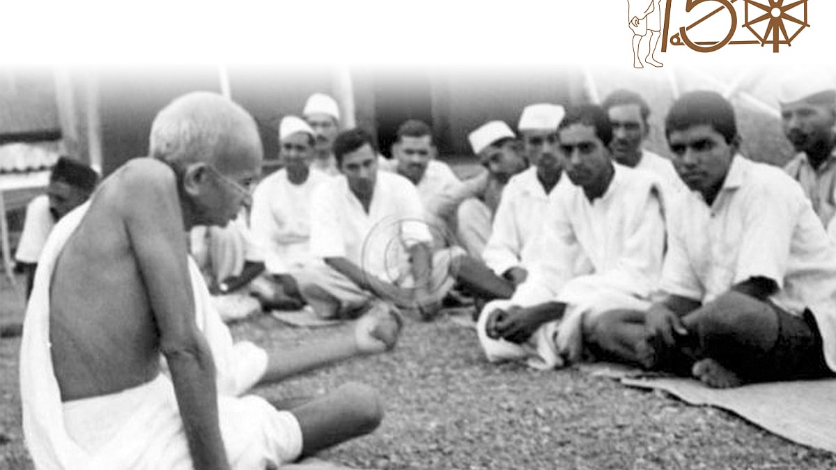 Gandhi denounced caste and untouchability