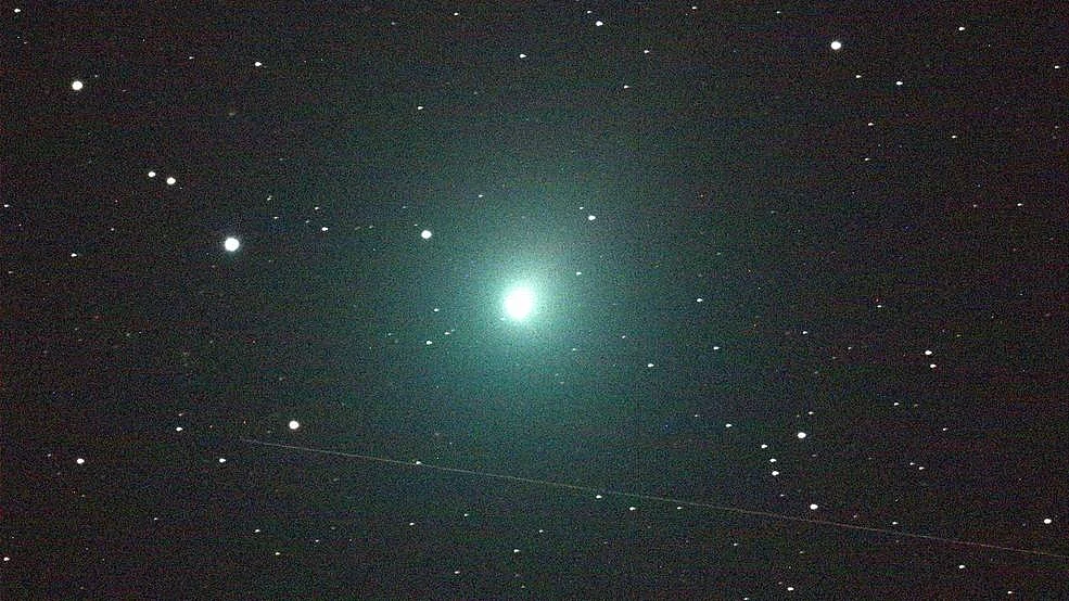 120 seconds image of the comet (IANS photo)