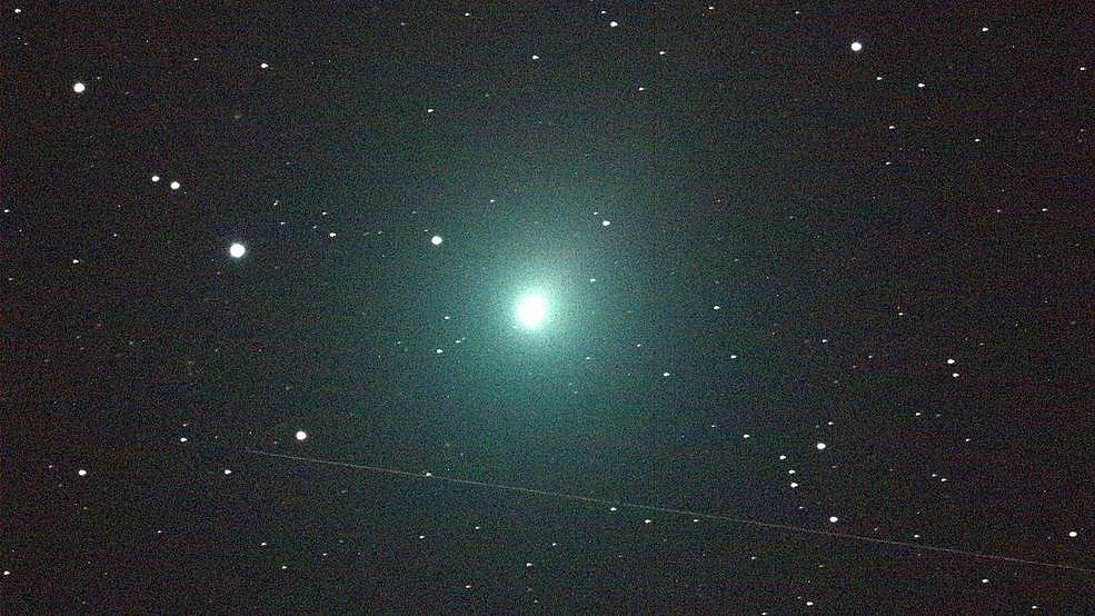 120 seconds image of the comet (IANS photo)