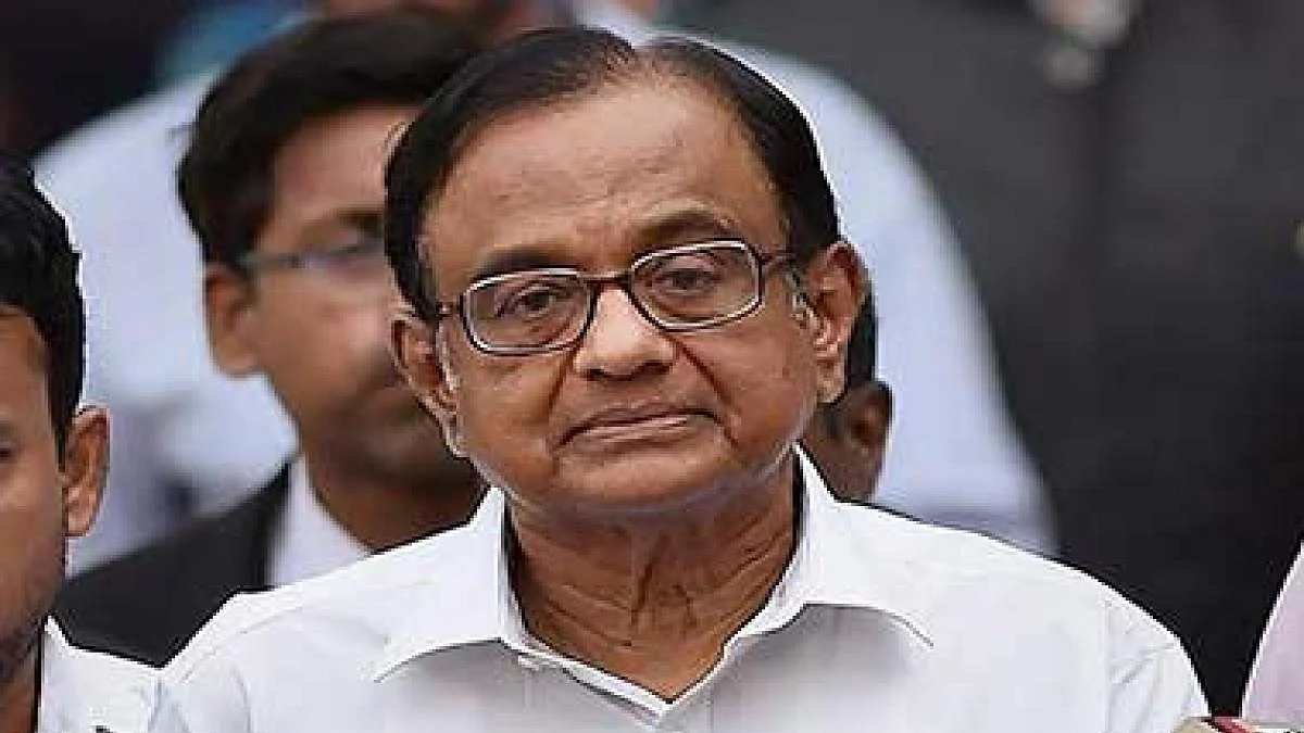 Former Union Minister P. Chidambaram (file photo)