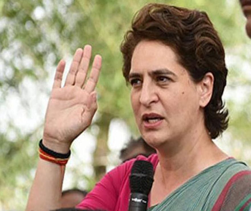 Furnish figures of jobs given to north Indians in last 5 years: Priyanka to Gangwar