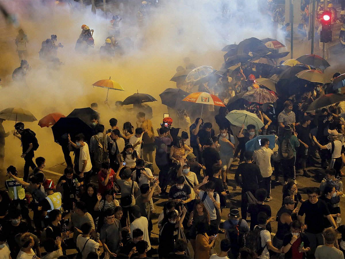 Intense Hong Kong clashes ahead of China’s 70th anniversary
