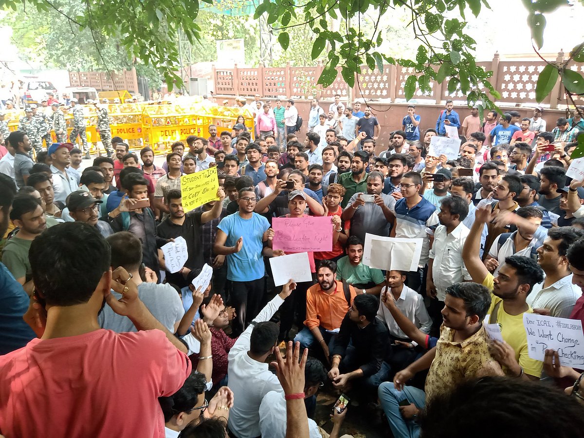 ICAI students protest across states, demand reforms in evaluation