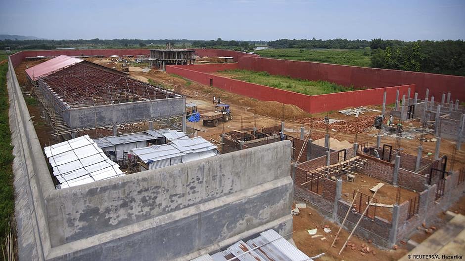 A detention center under construction for NRC defaulters at a village in Goalpara district in Assam (File Photo)