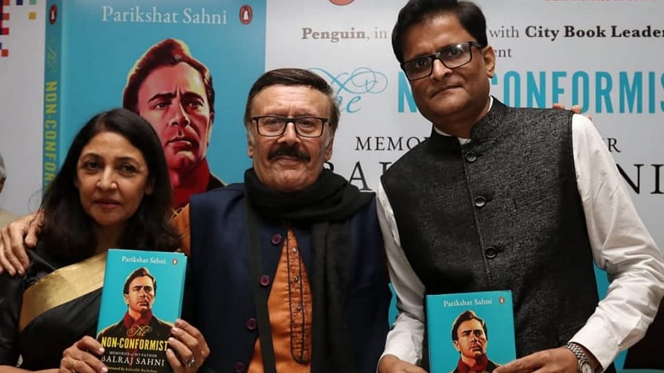 Parikshat Sahni’s biography of his legendary actor father Balraj Sahni launched in Delhi