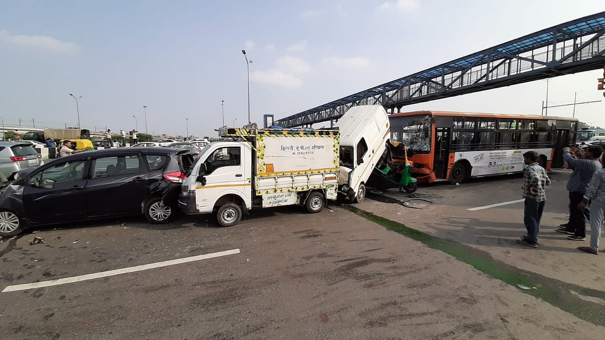 NH24 accident leaves several injured