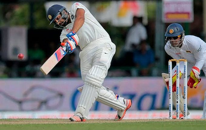 Vizag Test: Rohit ton helps India dominate rain-hit opening day  