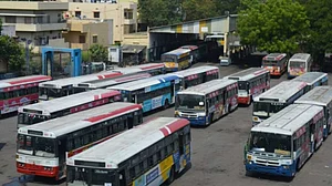 Buses go off in Telangana as TSRTC strike begins
