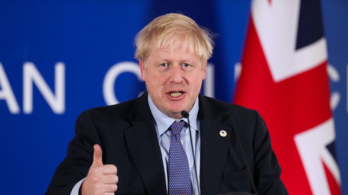 Boris Johnson/IANS Photo