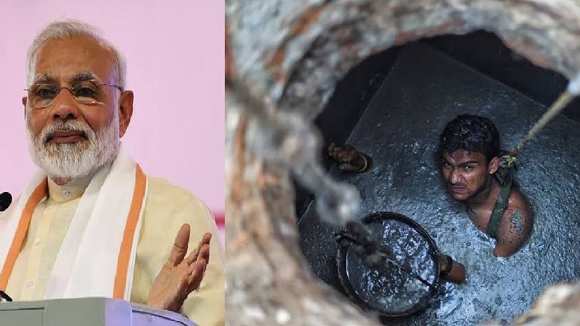 Modi and a manual scavenger