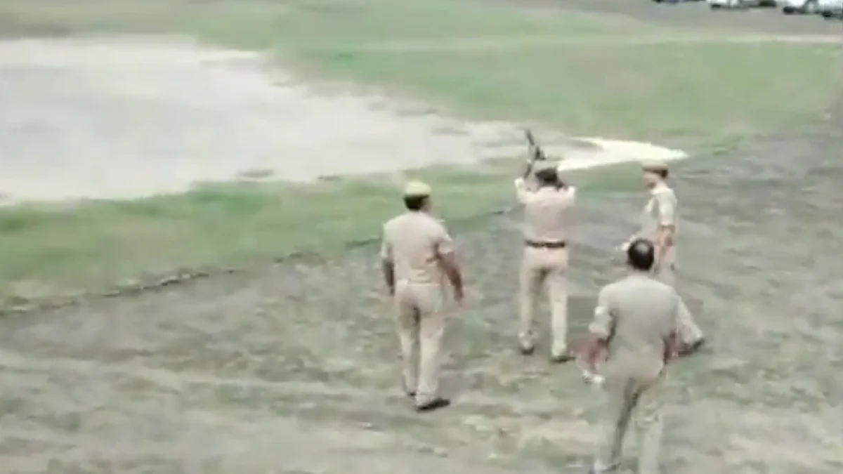 WATCH: Police fails to fire tear gas during mock drill in UP