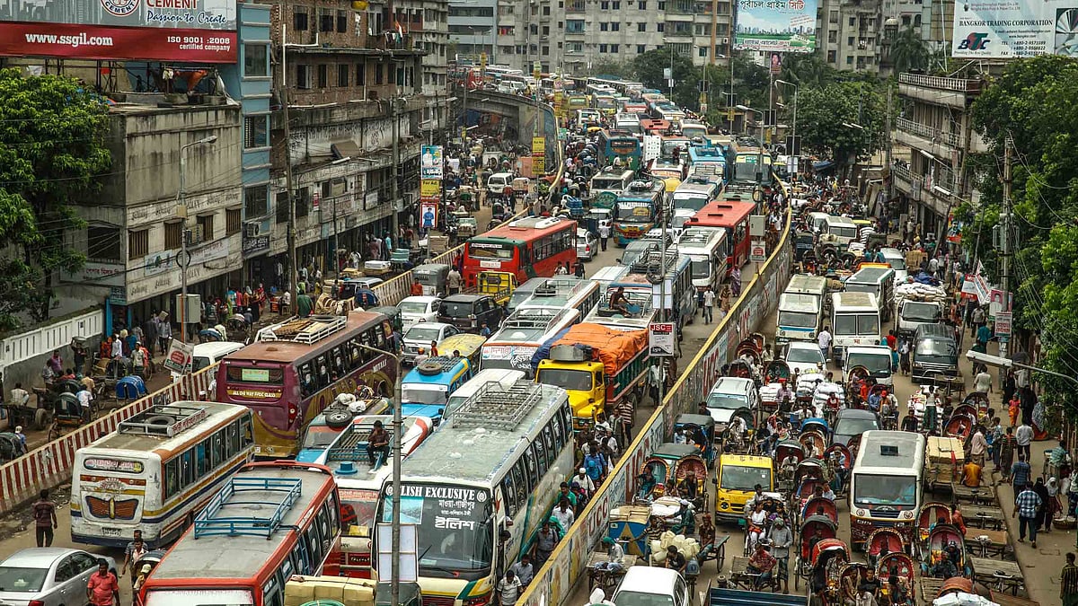 Dhaka traffic (social media)