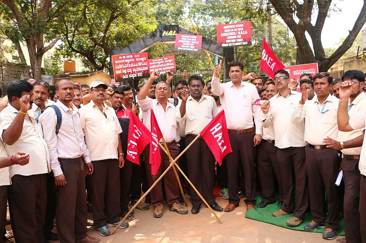 Unions cry foul, refute HAL’s claims on wage hike