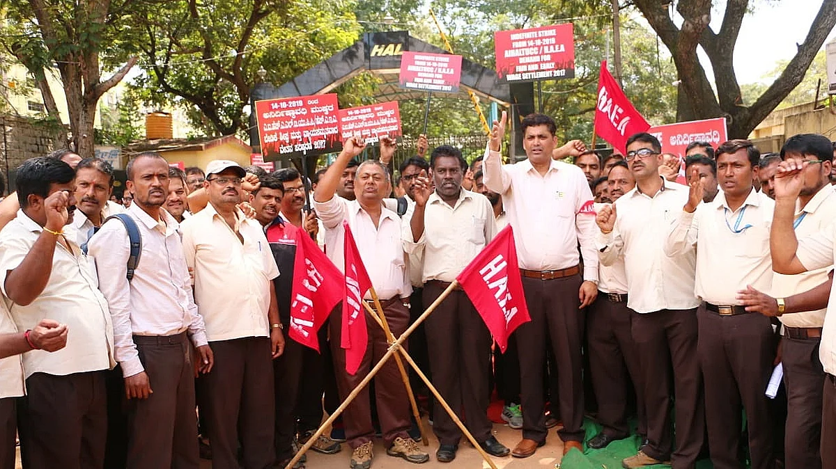 Unions cry foul, refute HAL’s claims on wage hike