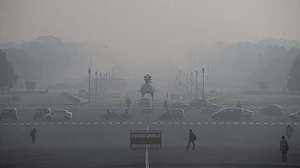 Poor air quality in Delhi (Photo courtesy: social media)