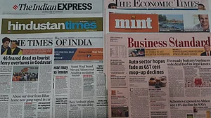 Front Pages This Morning - October 15, 2019