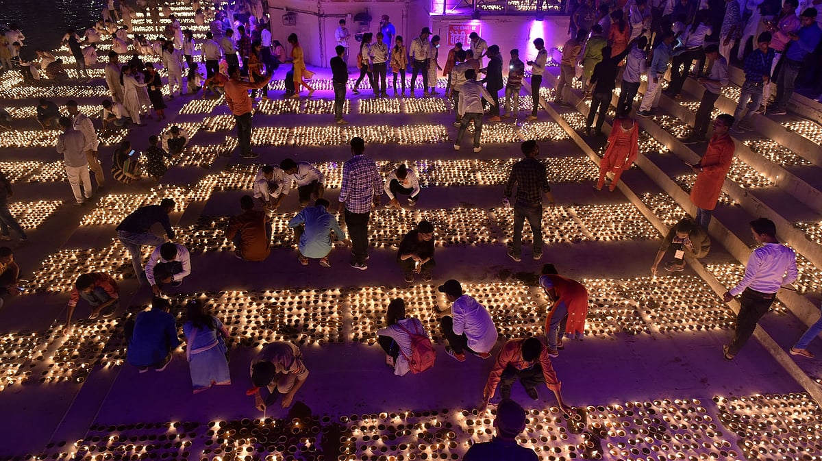 In Yogi Raj, no salary to govt employees, no text books to school children but ₹133 cr flamed in diyas