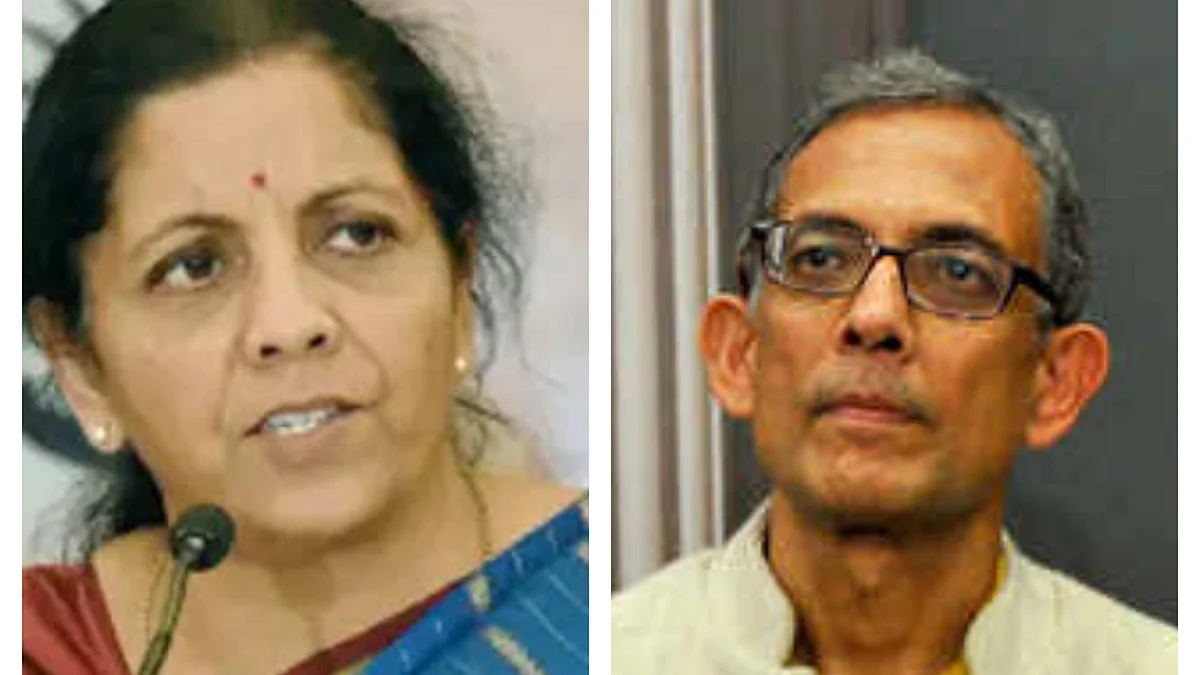 Nirmala Sitharaman and Abhijit Banerjee