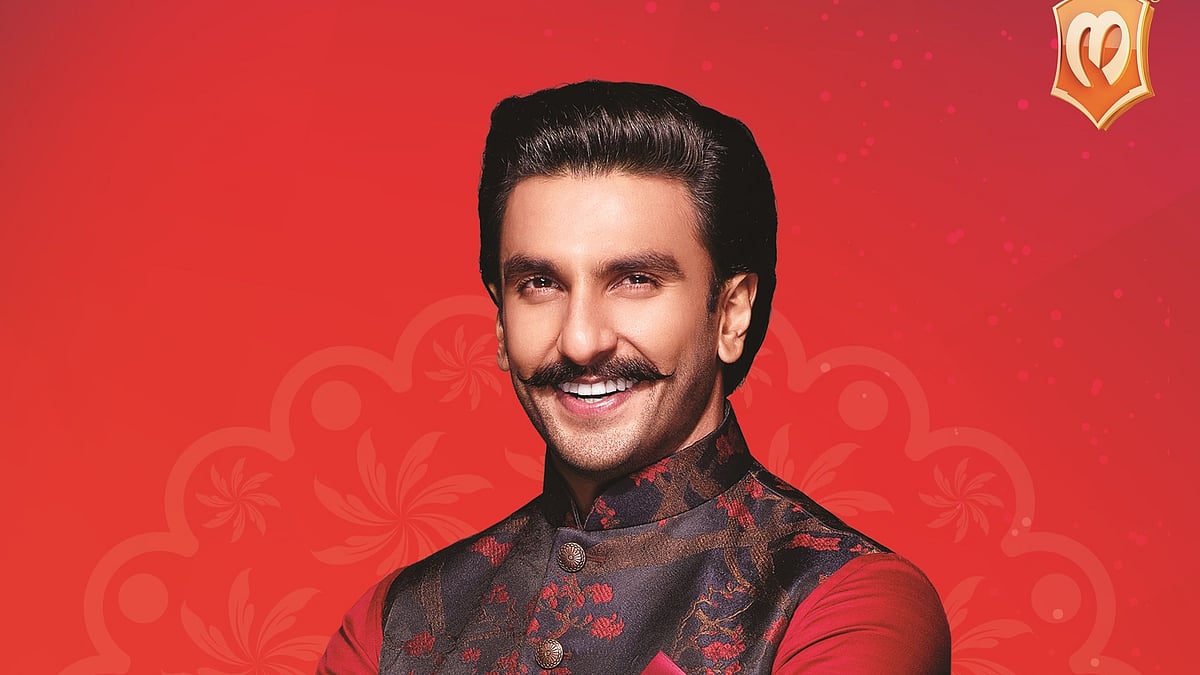 Ranveer Singh as Manyavar brand ambassador (Photo courtesy: social media)