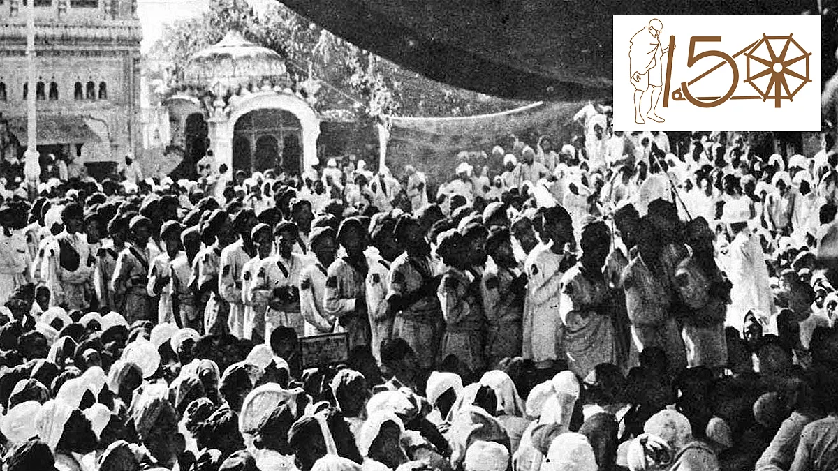 Gandhiji inspired Akalis in Punjab in their fight against control of shrines by hereditary custodians