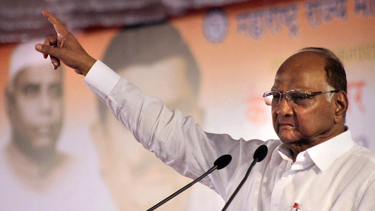 Nationalist Congress Party (NCP) chief Sharad Pawar (File photo, PTI)
