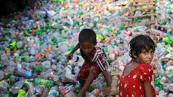 Plastic bottles