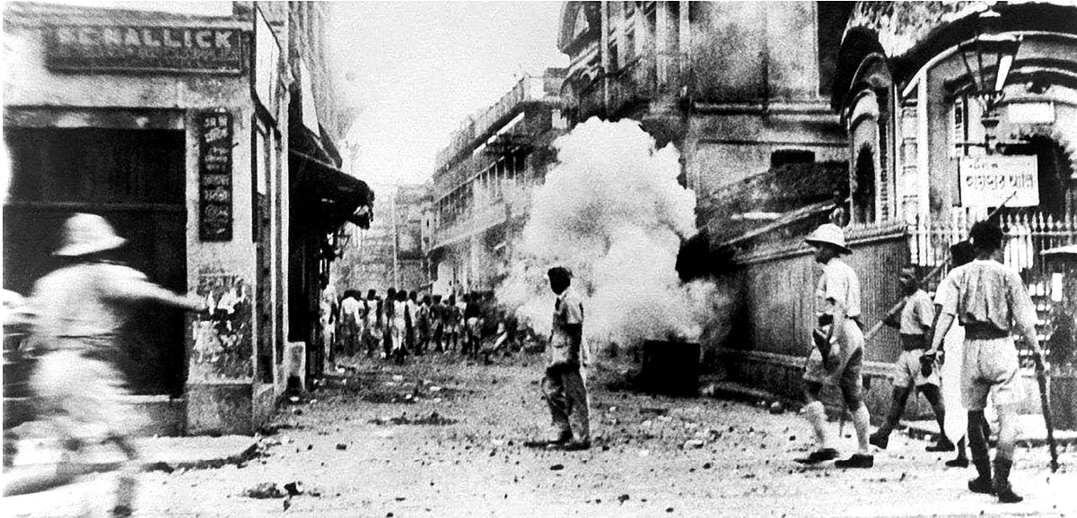 Communal riot in Noakhali.