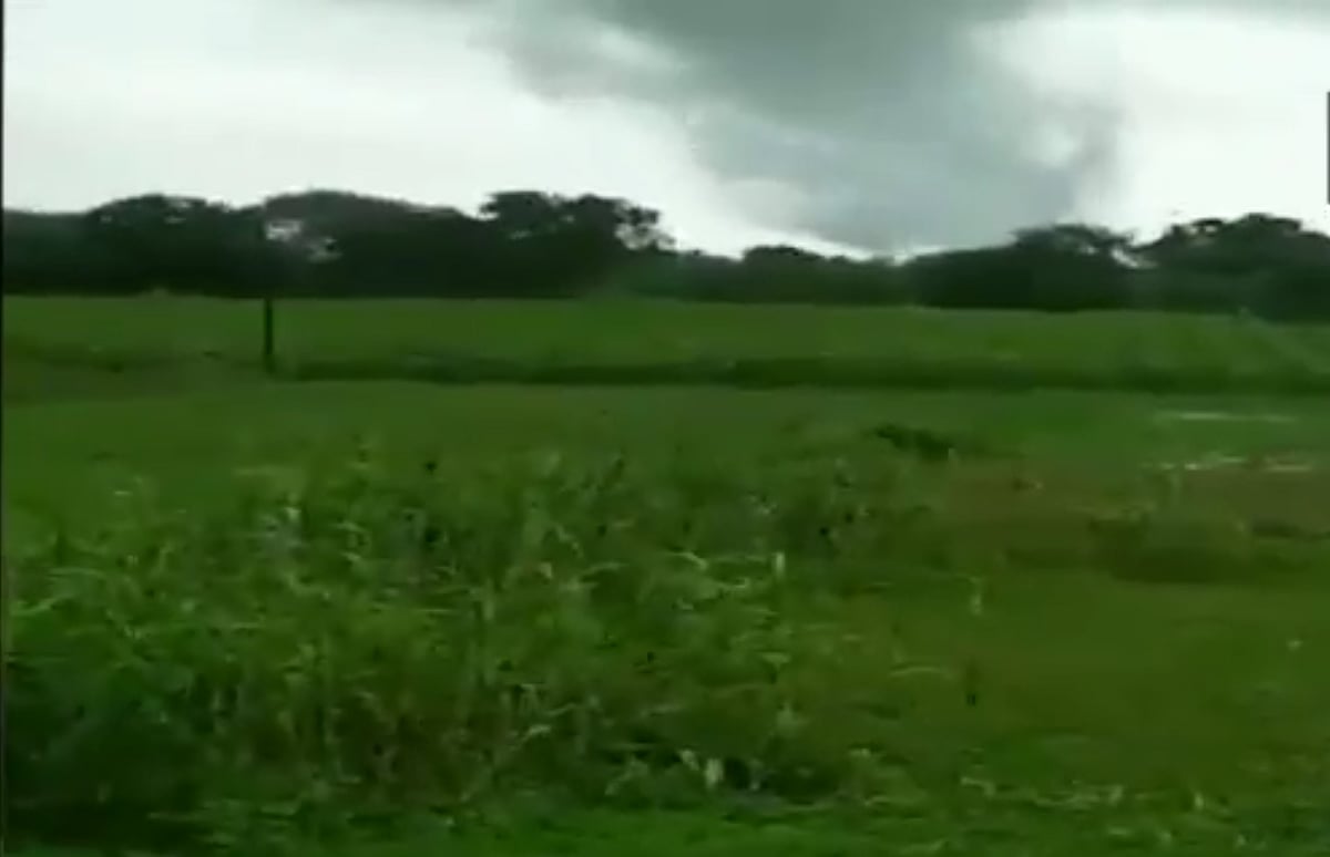 WATCH: A tornado-like cloud forms in Sabarkantha district’s Talod area