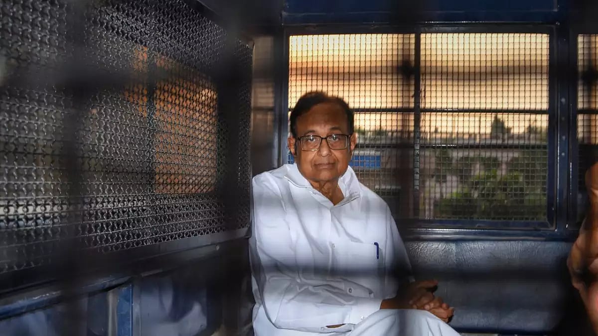 Former Union finance minister P Chidambaram